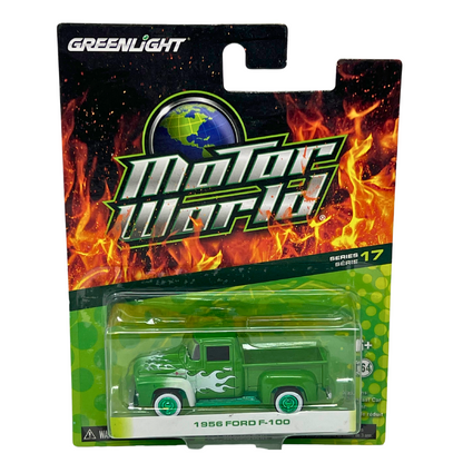 Greenlight Motor World 1956 Ford F-100 Green Machine 1:64 Diecast