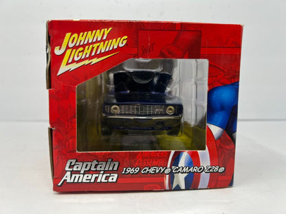 Johnny Lightning Marvel Captain America 1969 Chevy Camaro Z28 1:24 Diecast