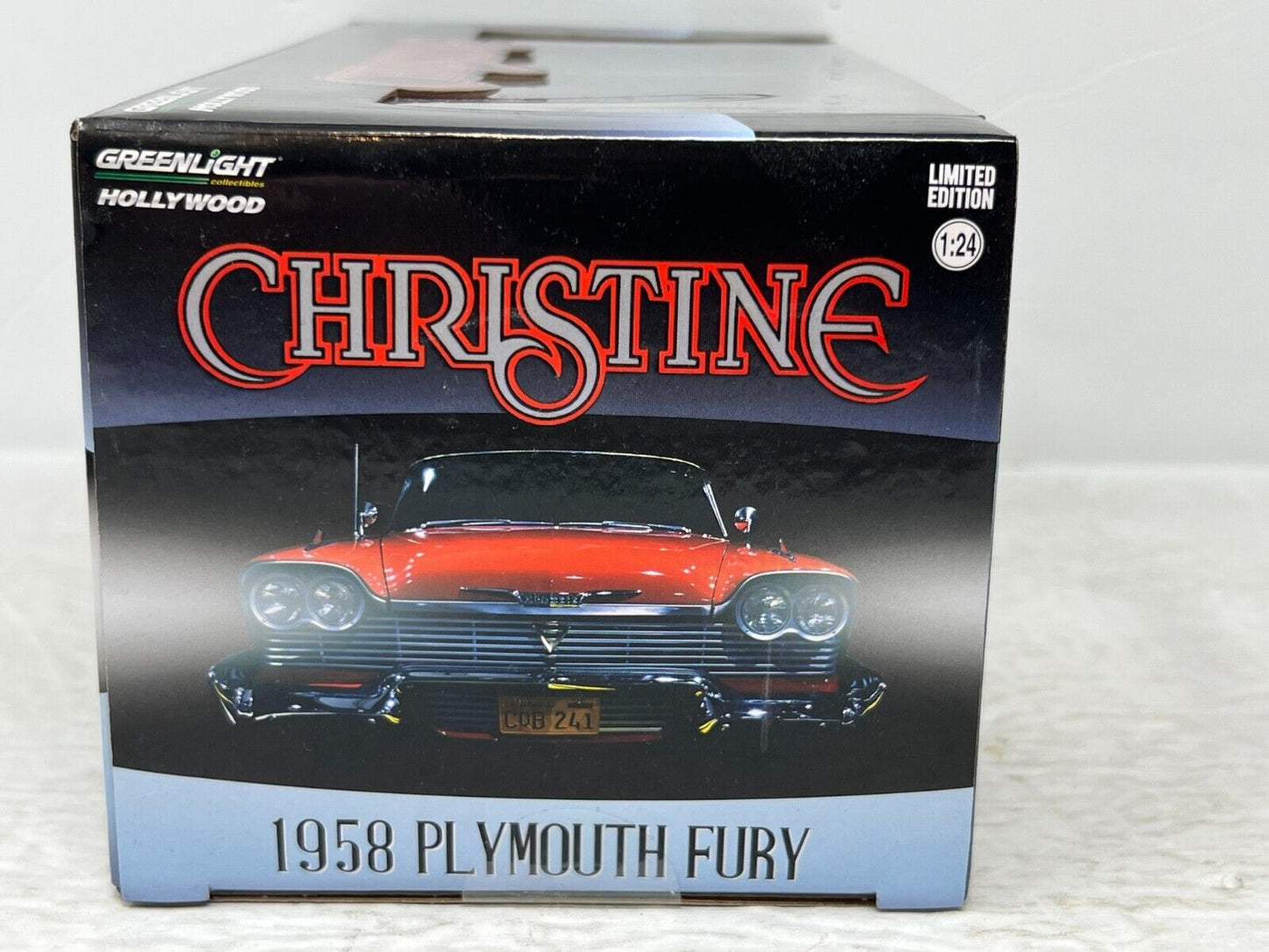 Greenlight Hollywood Christine 1958 Plymouth Fury GREEN MACHINE 1:24 Diecast