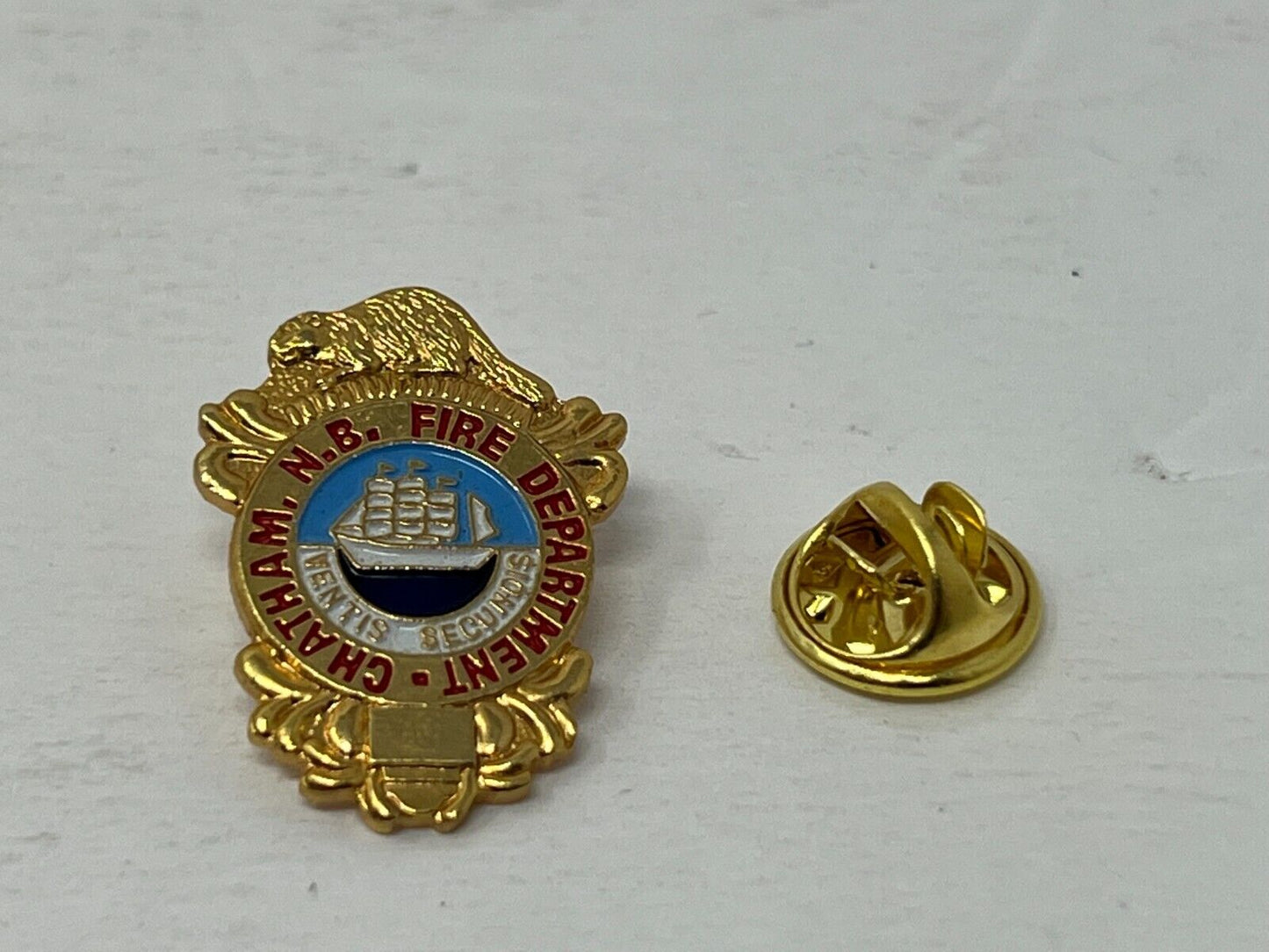 Chatham New Brunswick Fire Department Emergency Services Lapel Pin