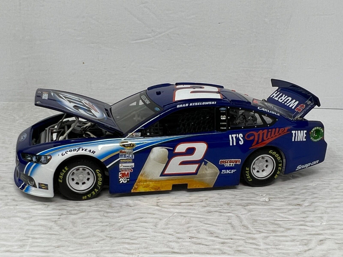 Lionel RCCA Elite Nascar #2 Brad Keselowski Miller Lite 2013 Fusion 1:24 Diecast