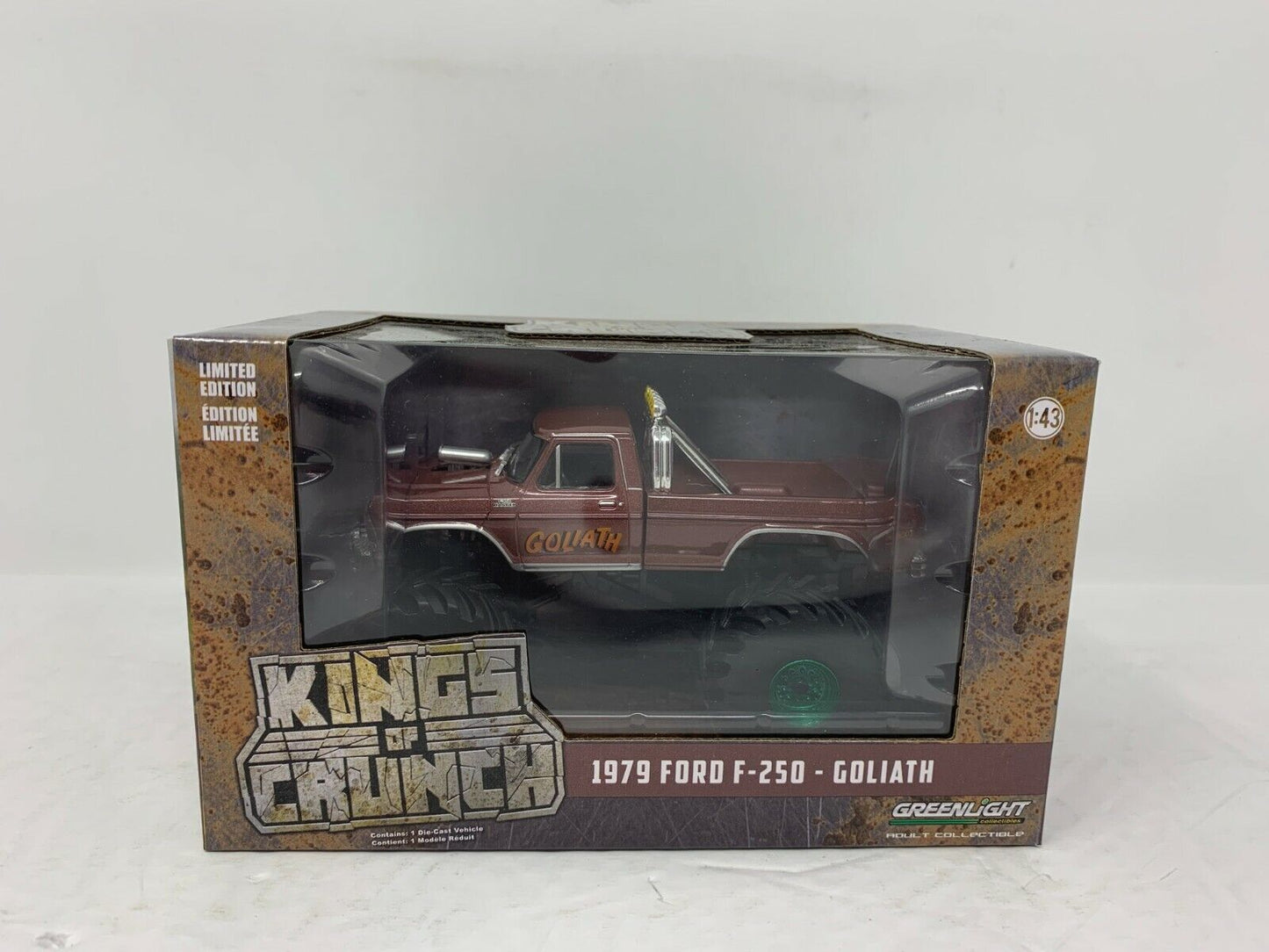 Greenlight Kings of Crunch 1979 Ford F-250 Goliath Green Machine 1:43 Diecast