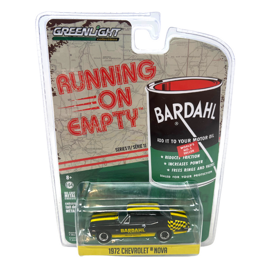 Greenlight Running on Empty Series 11 1972 Chevrolet Nova 1:64 Diecast