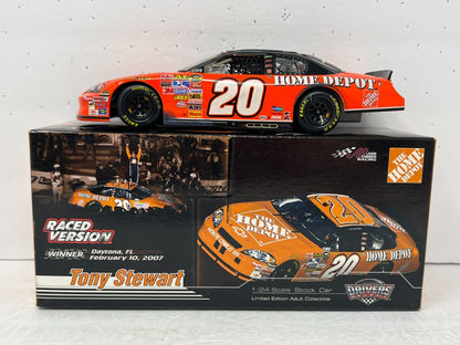 Motorsports Authentics #20 Tony Stewart Bud Shootout Raced Win 1:24 Diecast