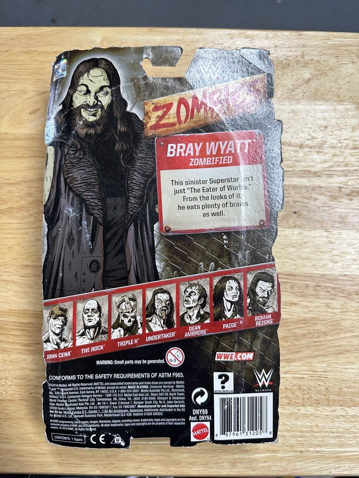 WWE Basic Zombies Series 1 Bray Wyatt Wrestling Action Figure