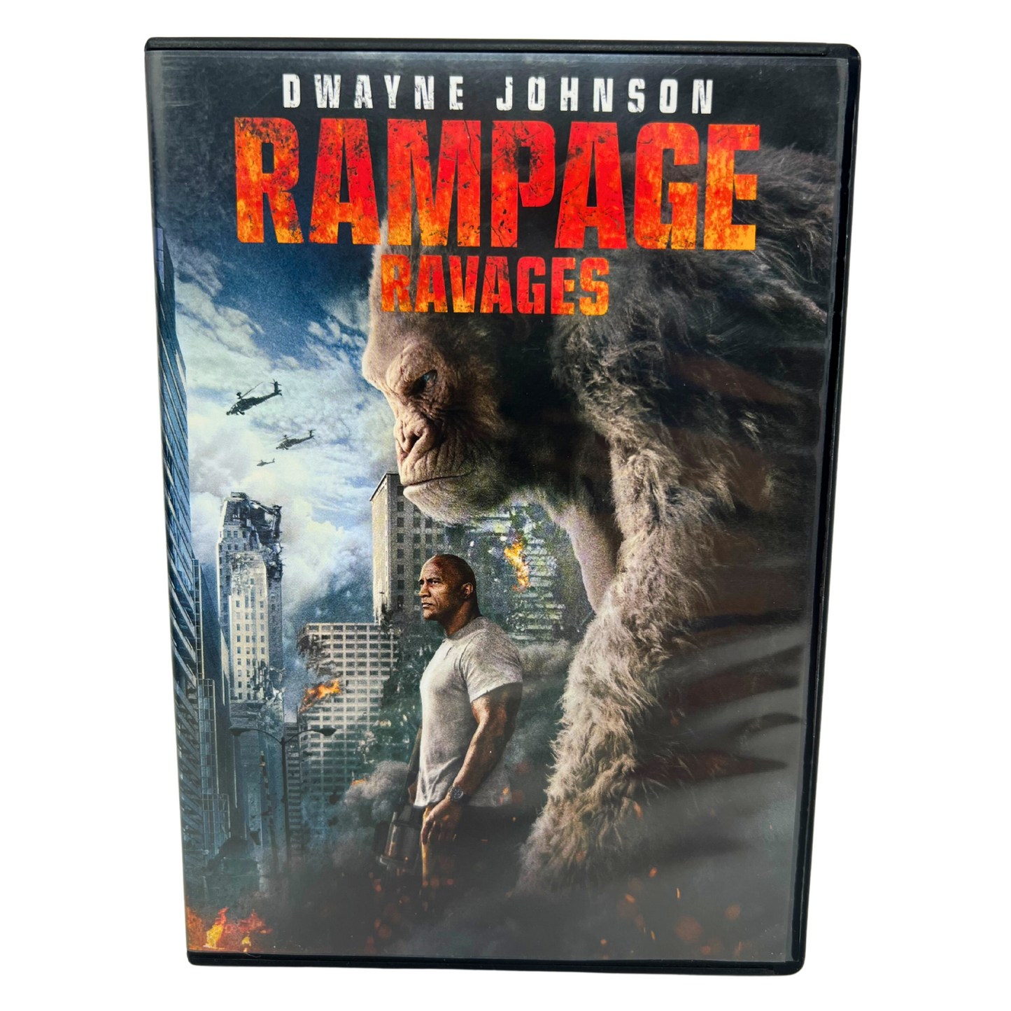 Rampage (DVD, 2018) Sci-Fi Dwayne "The Rock" Johnson Good Condition!!!