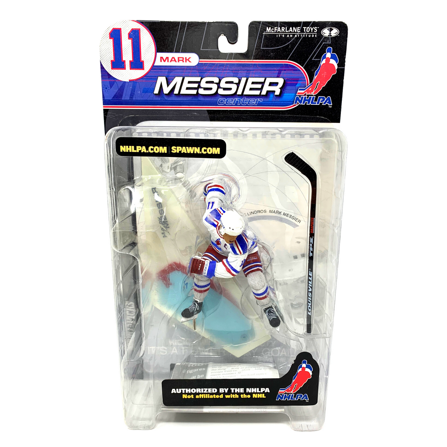 Mcfarlane NHL Mark Messier New York Rangers Series 2 NHLPA Logo Jersey Figure