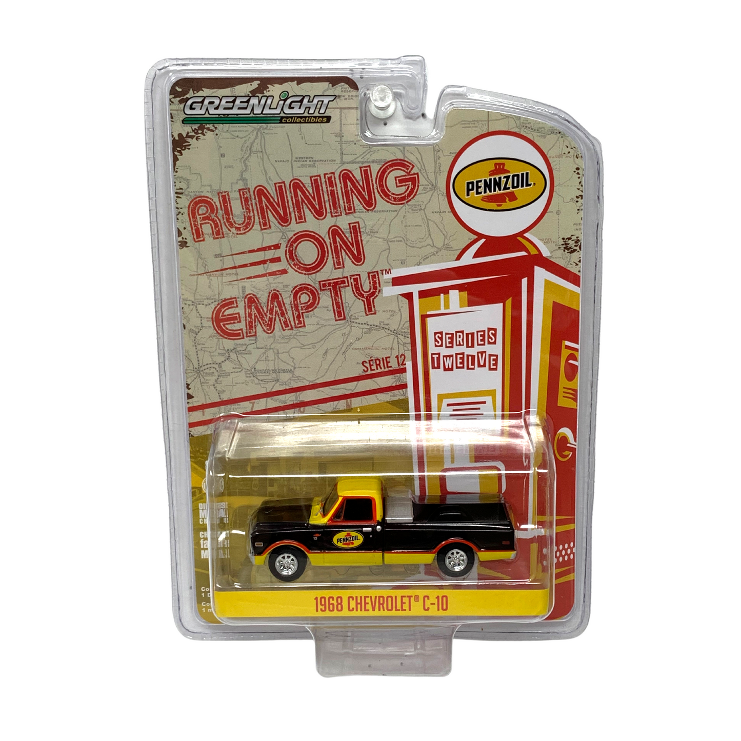 Greenlight Running on Empty Series 12 1968 Chevrolet C-10 1:64 Diecast