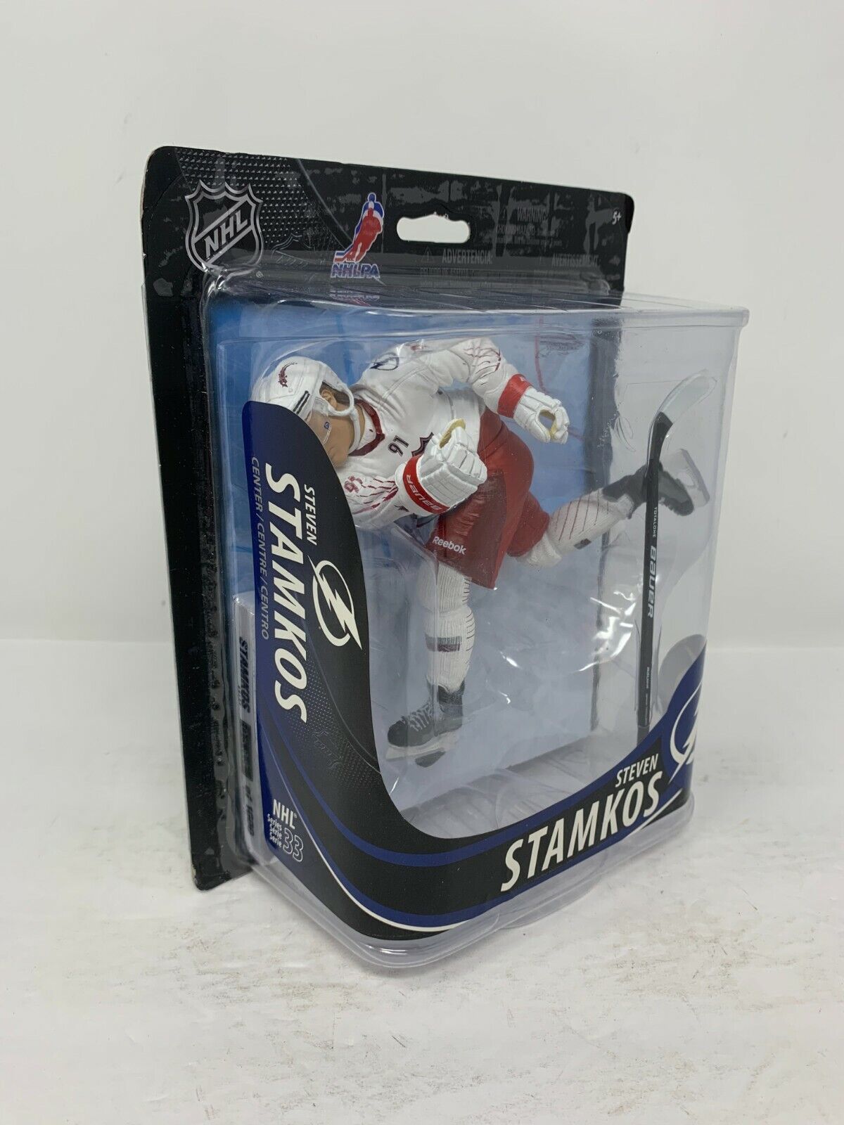 Mcfarlane NHL Steven Stamkos Tampa Bay Lightning Series 33 Silver #1000 Figure