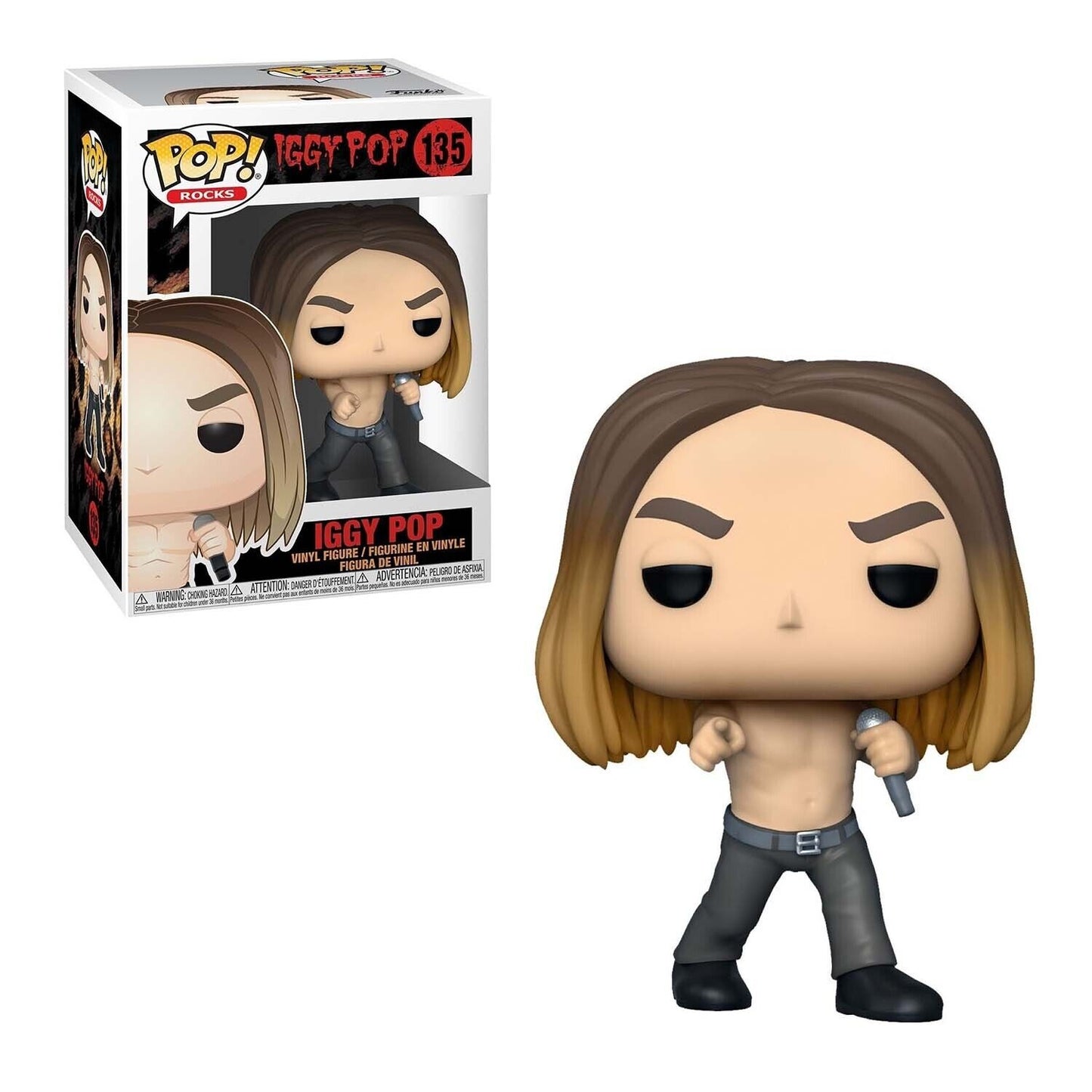 Funko Pop! Rocks #135 Iggy Pop Vinyl Figure