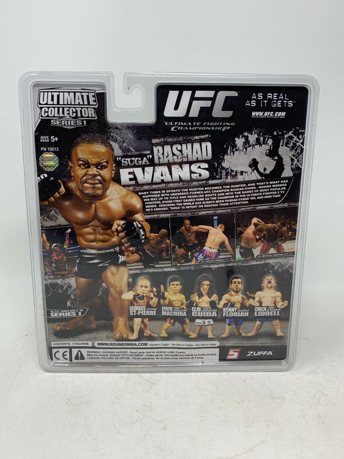 Round 5 UFC “Suga” Rashad Evans Ultimate Collector Series 1 Action Figure