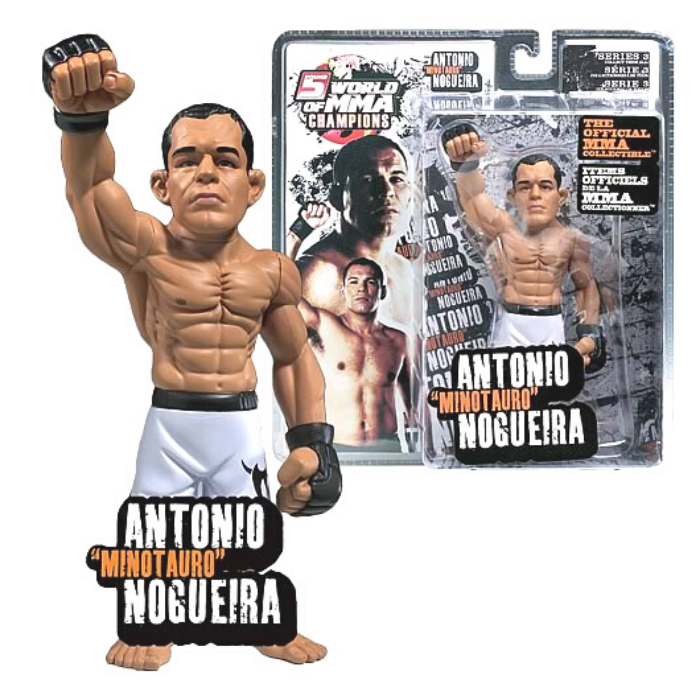 Round 5 UFC Antonio Rodrigo “Minotauro” Nogueira World of MMA Action Figure