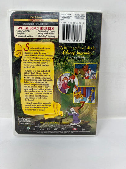 Disney Robin Hood (DVD, 2000) Gold Collection Disney Classic Good Condition!!!