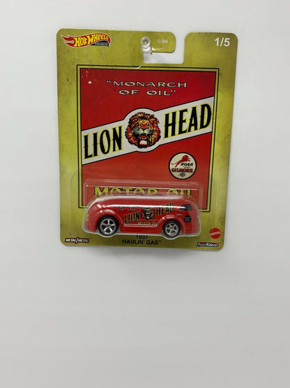 Hot Wheels Premium Lion Head Motor Oil 1937 Haulin' Gas 1:64 Diecast