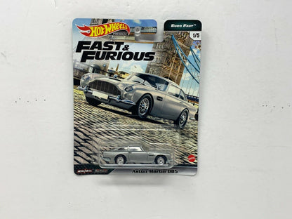 Hot Wheels Premium Euro Fast Fast & Furious Aston Martin DB5 1:64 Diecast