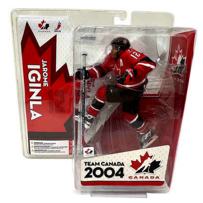 McFarlane NHL  Jarome Iginla Team Canada 2004 Chase Red Jersey Figure