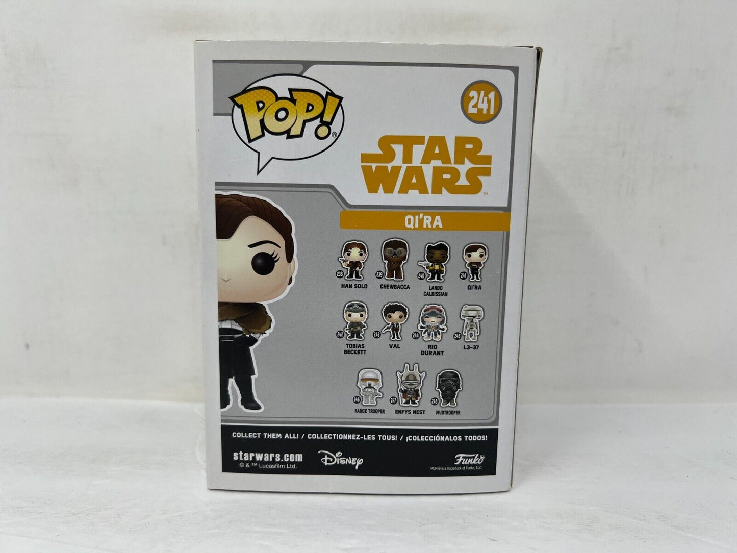 Funko Pop! Star Wars #241 Qi'ra Vinyl Bobblehead Vaulted