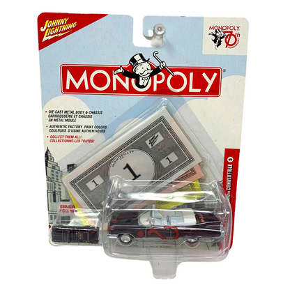 Johnny Lightning Monopoly 1959 Cadillac Eldorado Convertible 1:64 Diecast