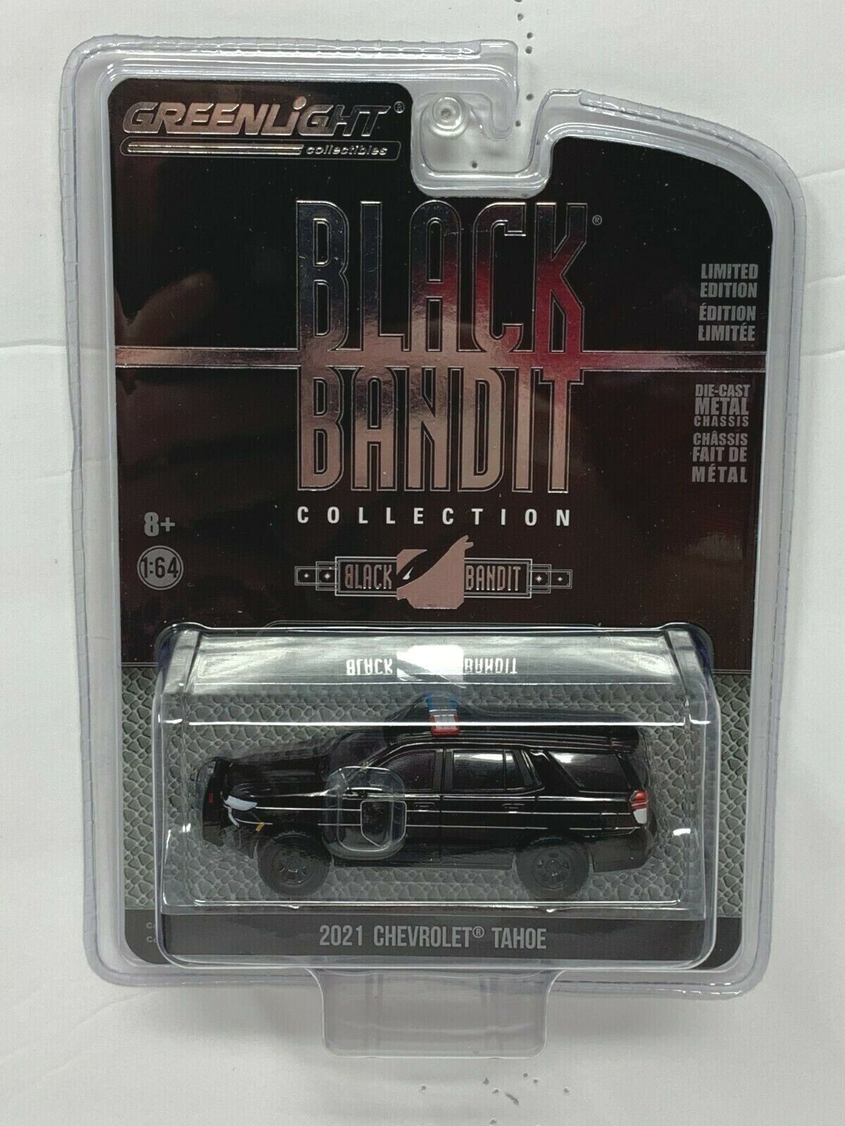 Greenlight Black Bandit Collection 2021 Chevrolet Tahoe 1:64 Diecast