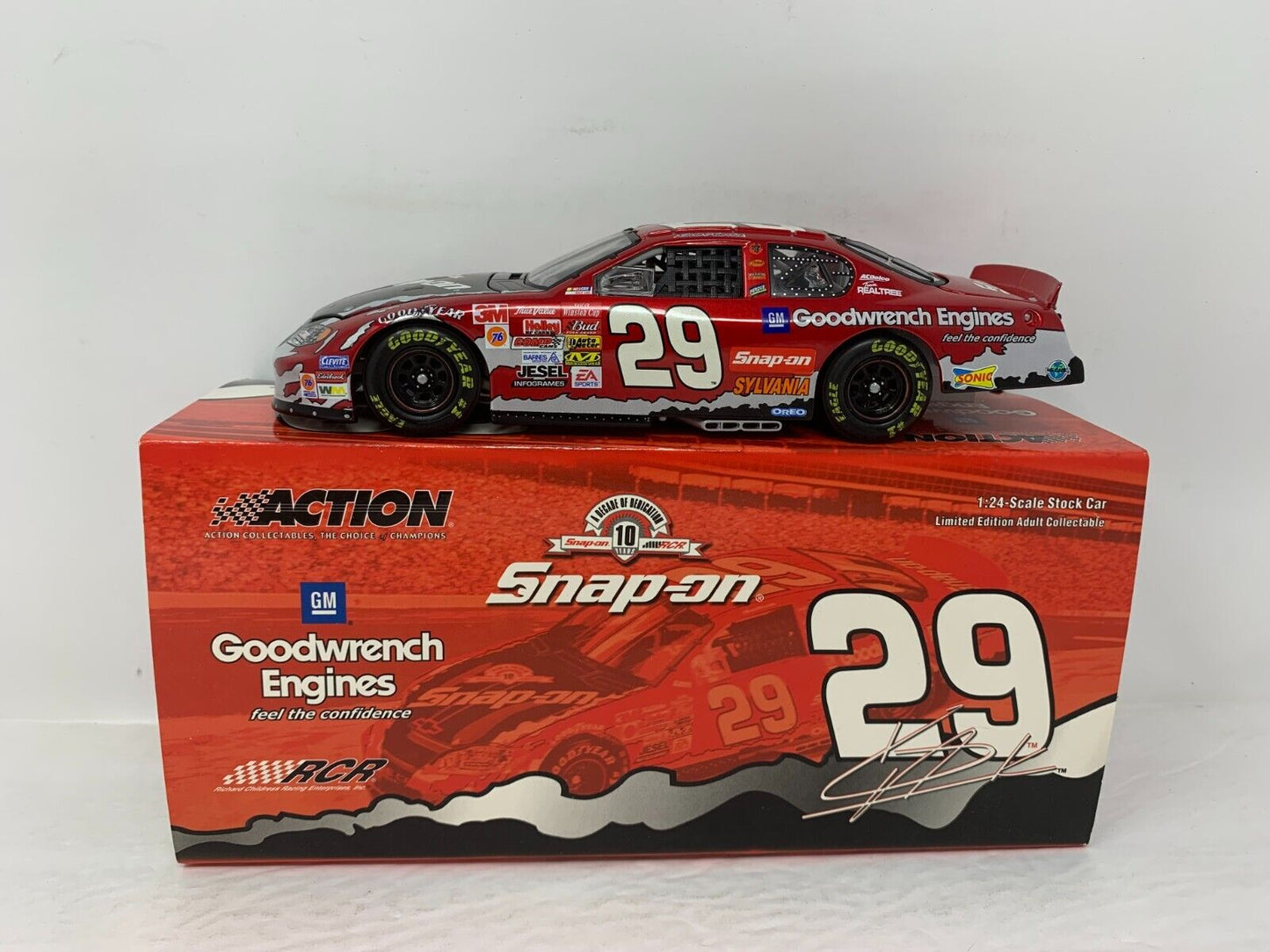 Action Nascar #29 Kevin Harvick Snap-On GM Goodwrench 2003 Chevy 1:24 Diecast