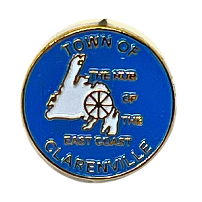 Town of Clarenville Newfoundland Souvenir Cities & States Lapel Pin SP2