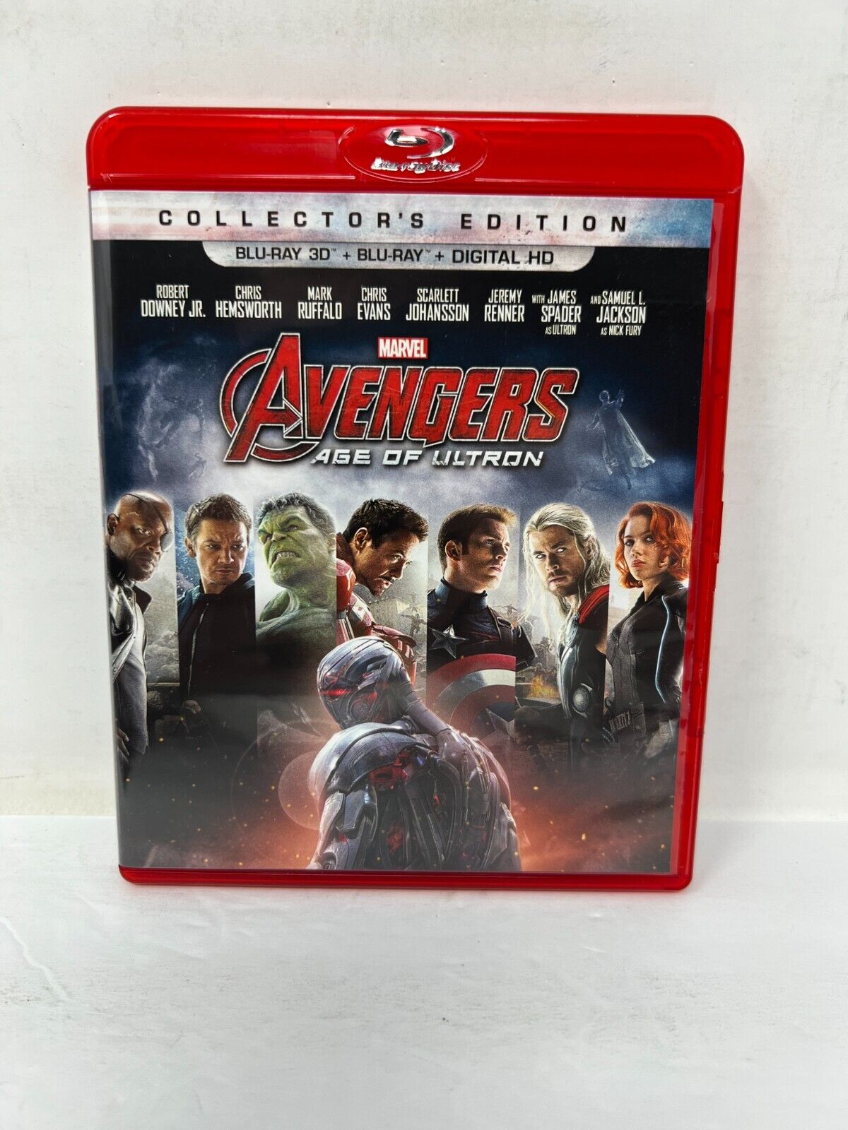 Avengers Age of Ultron (Blu-ray 3D, 2015) Marvel Good Condition!!!