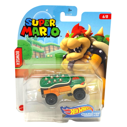 Hot Wheels Super Mario Character Cars Bowser 1:64 Diecast