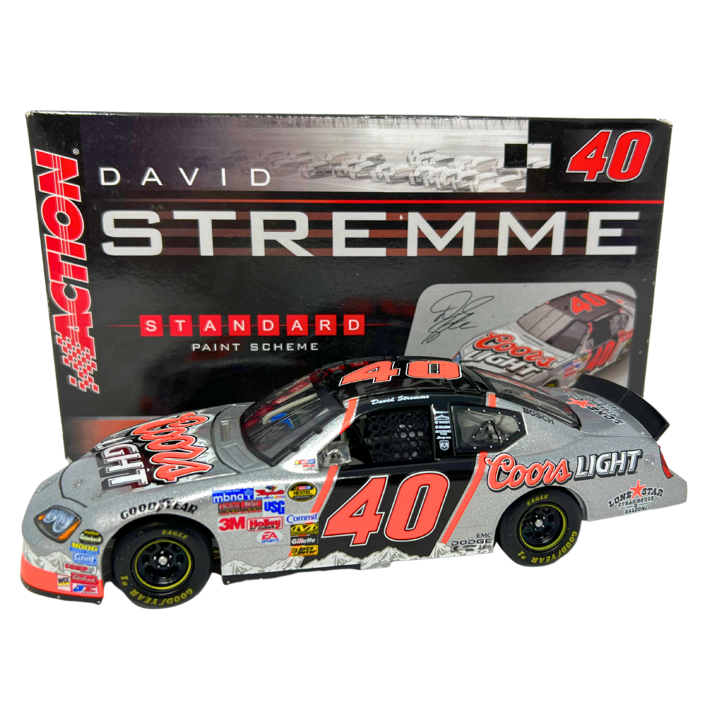 Action Nascar #40 David Stremme Coors Light 2006 Charger 1:24 Diecast