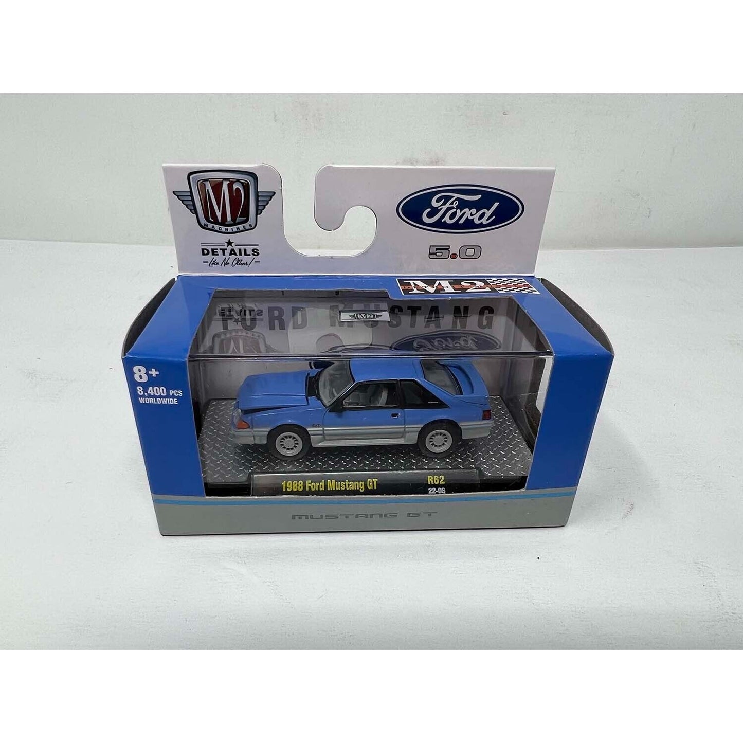 M2 Machines Mustang GT 1988 Ford Mustang GT R62 1:64 Diecast