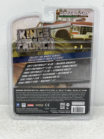 Greenlight Kings of Crunch 1977 Chevy K-10 GREEN MACHINE 1:64 Diecast