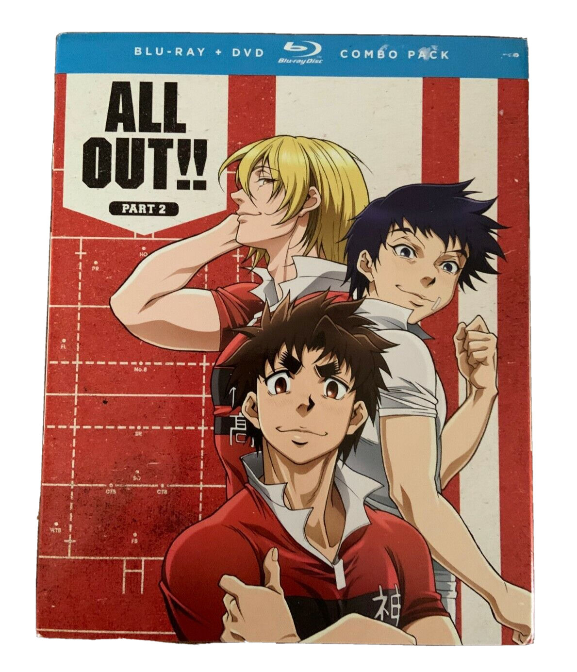 All Out Part 2 (Blu-ray + DVD) Episodes 14-25 Anime Boxset New and Sealed!!!