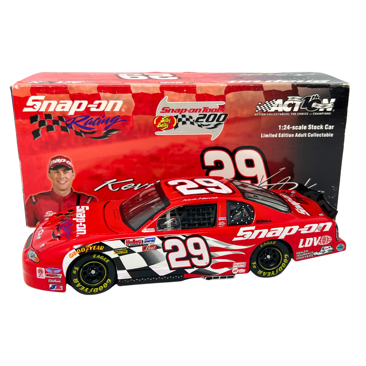 Action Nascar #29 Kevin Harvick Snap-On 2002 Chevy Monte Carlo 1:24 Diecast