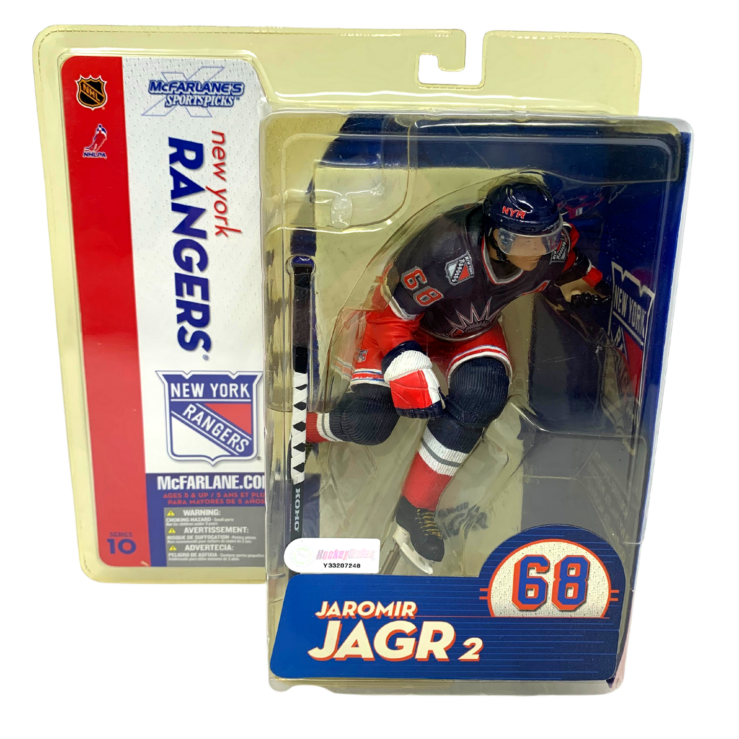 Mcfarlane NHL Jaromir Jagr New York Rangers Liberty 3rd Jersey Series 10 Figure