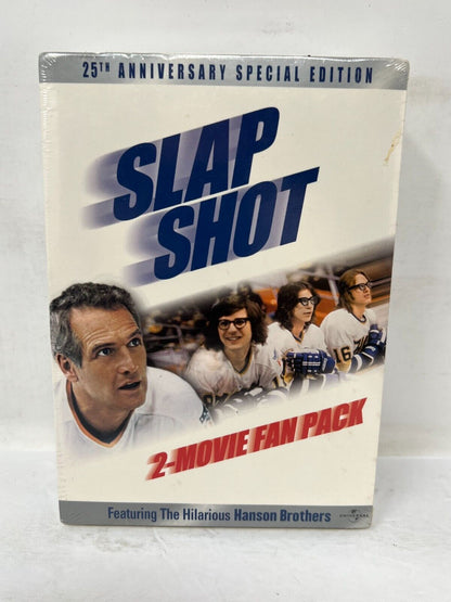 Slap Shot 2-Movie Fan Pack (DVD, 2014) Hanson Brothers Sports New and Sealed!!!