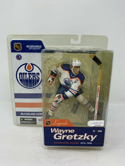 Mcfarlane NHL Wayne Gretzky Edmonton Oilers White Jersey Legends Series 1 Figure