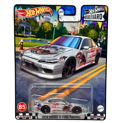 Hot Wheels Premium Boulevard Nissan Silvia (S15 Nismo R-Tune Proto) 1:64 Diecast