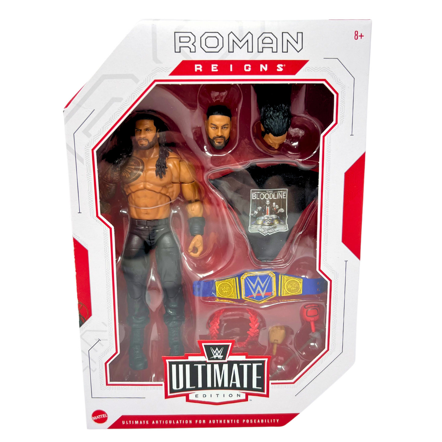 WWE Roman Reigns Ultimate Edition Mattel Action Figure Universal Champion Mattel Toys