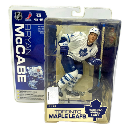 Mcfarlane NHL Bryan McCabe Toronto Maple Leafs White Jersey Series 13 Figure