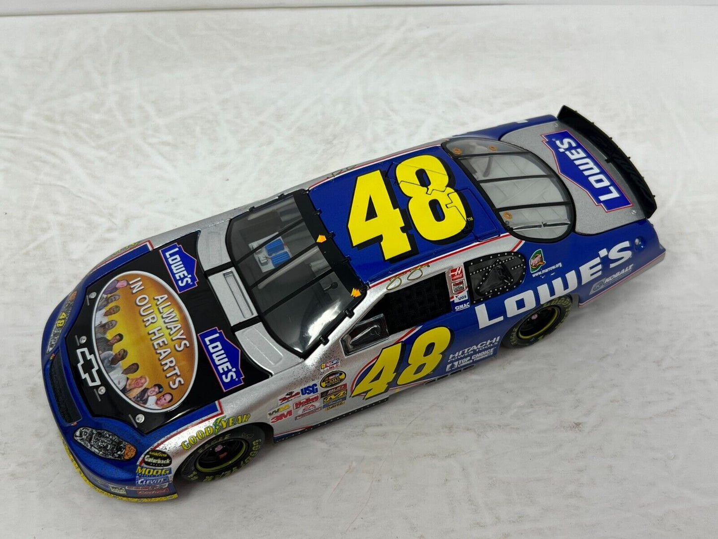 Action Nascar #48 Jimmie Johnson Lowes Atlanta Raced Win GM Dealers 1:24 Diecast