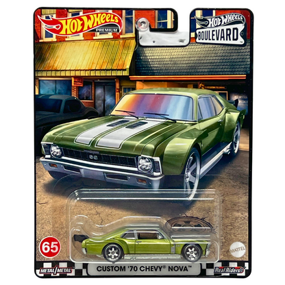 Hot Wheels Premium Boulevard Custom '70 Chevy Nova 1:64 Diecast