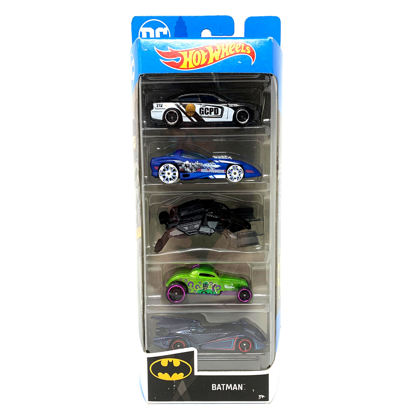 Hot Wheels 2019 DC Batman 5-Car Set 1:64 Diecast