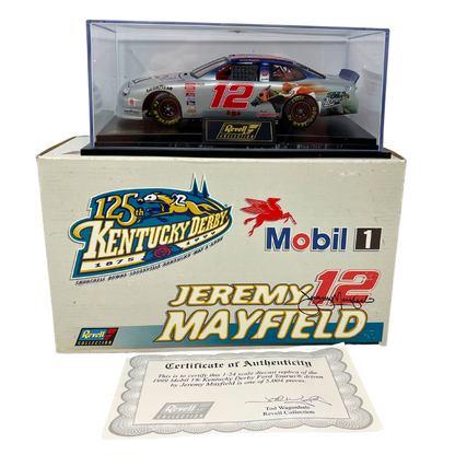 Revell Nascar #12 Jeremy Mayfield Mobil 1 Kentuckey Derby 1999 Ford 1:24 Diecast