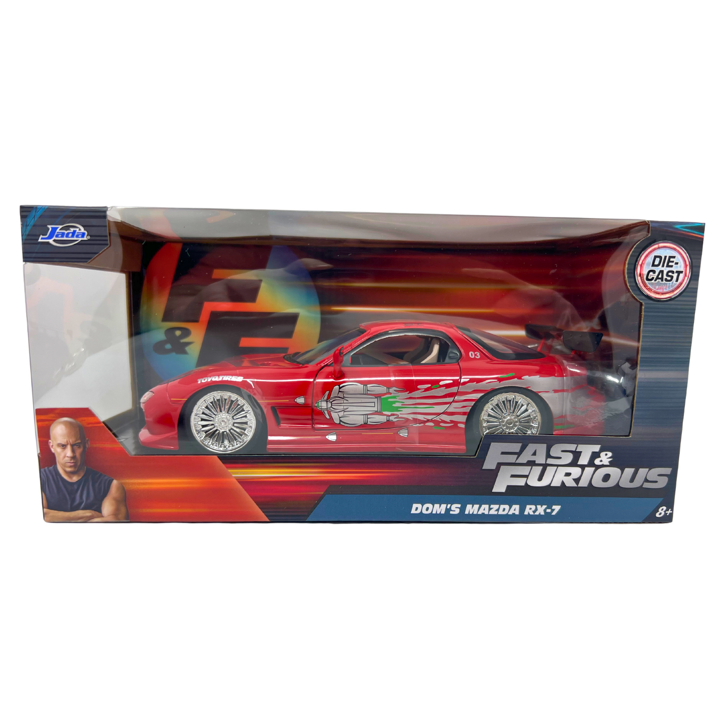 Jada Fast & Furious Dom's Mazda RX-7 1:24 Diecast