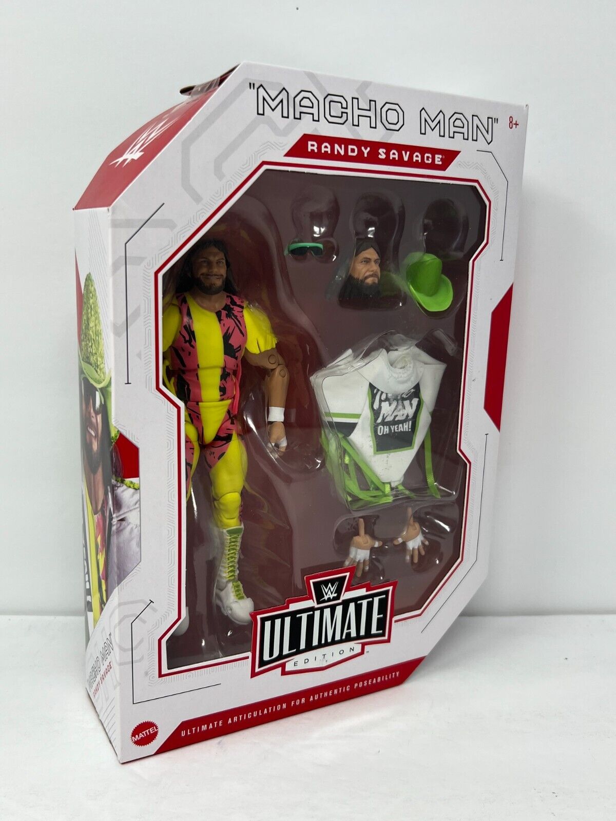WWE Macho Man Randy Savage Ultimate Edition Series 8 Action Figure Mattel Toys
