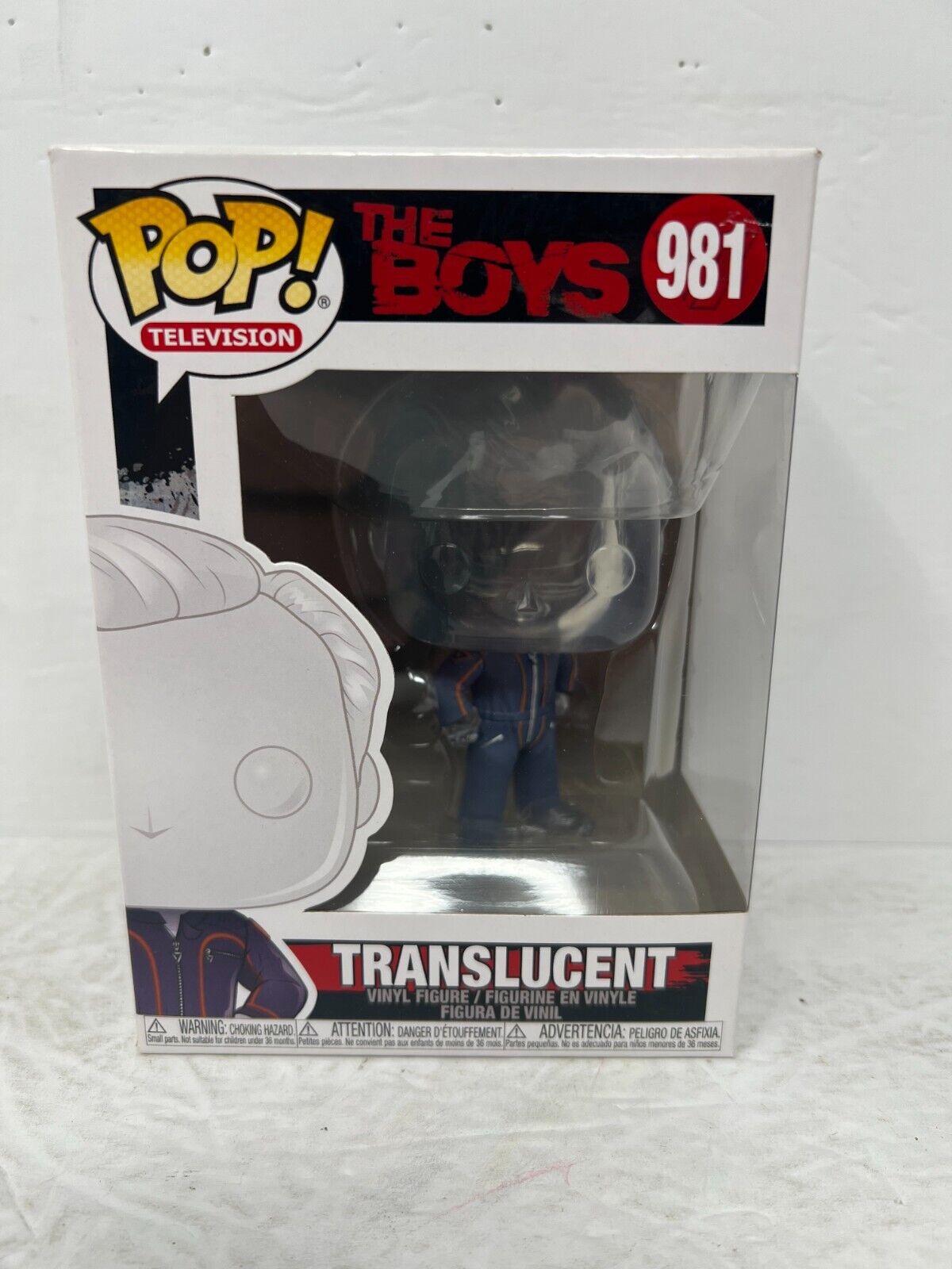 Funko Pop! Television The Boys #981 Translucent Vinyl Figure