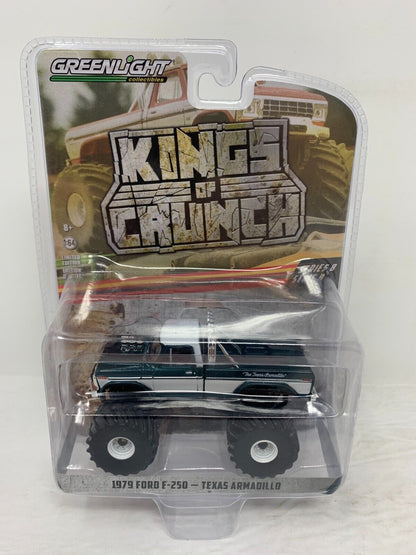 Greenlight Kings of Crunch Series 8 1979 Ford F-250 Texas Armadillo 1:64 Diecast