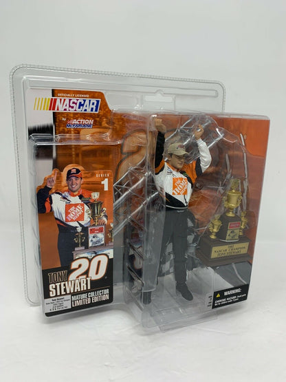 McFarlane Action Nascar #20 Tony Stewart Series 1 The Home Depot Champ Figurine