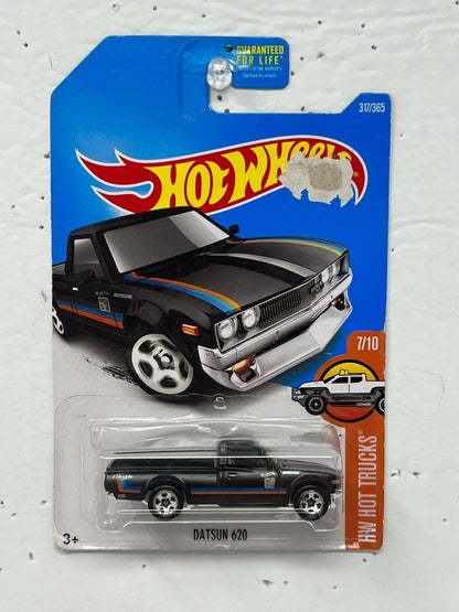 Hot Wheels HW Hot Trucks Datsun 620 JDM 1:64 Diecast Black