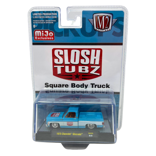 M2 Machines Slosh Tubz Square Body Truck 1975 Chevrolet Silverado 1:64 Diecast