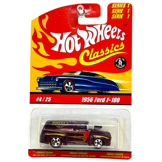 Hot Wheels Classics Series 1 1956 Ford F-100 1:64 Diecast